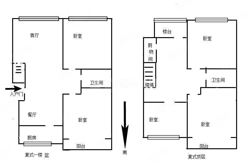 吾悦广场附近,电梯房小高层,五室两厅南北通透,双阳台,带楼台