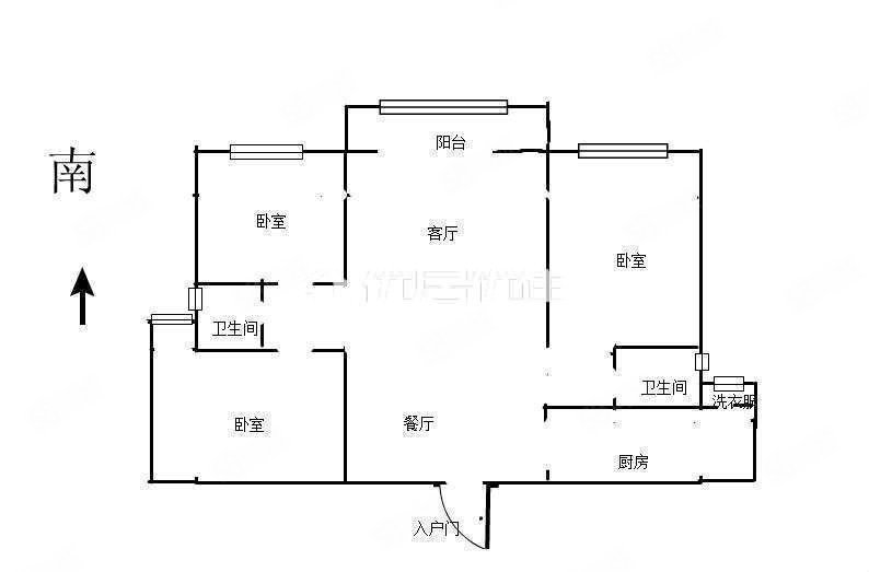 渭南市政核心板块电梯三居室产权清晰可按揭