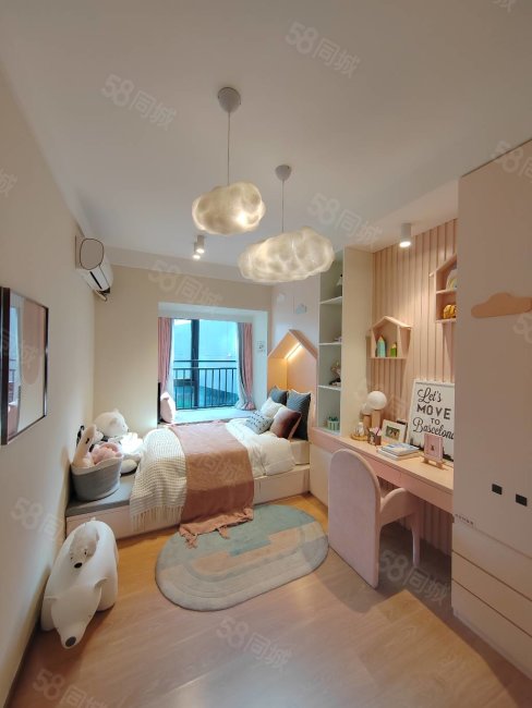 文瑞花园城,113平精装修新房新加坡风格,准现房一手手续3室